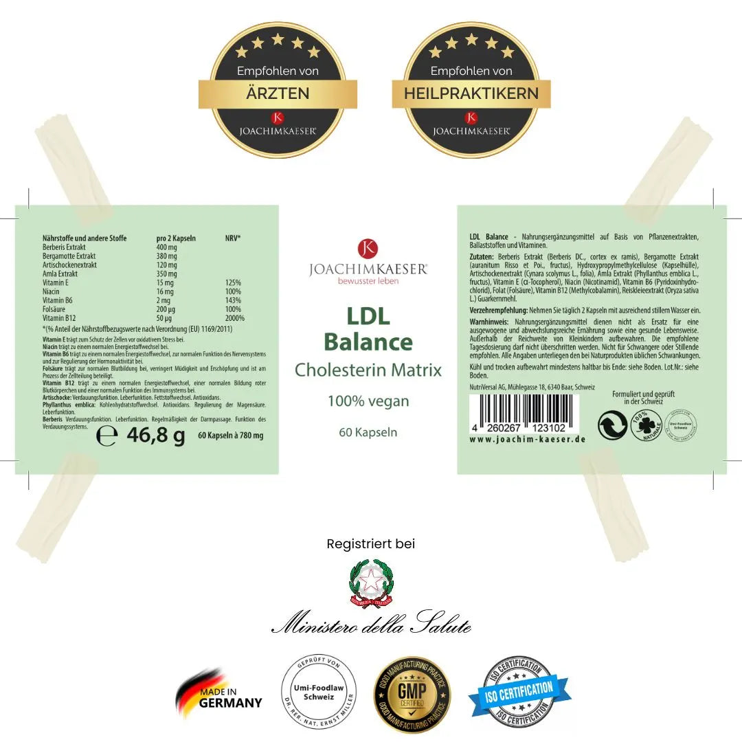 LDL Balance Cholesterin Matrix