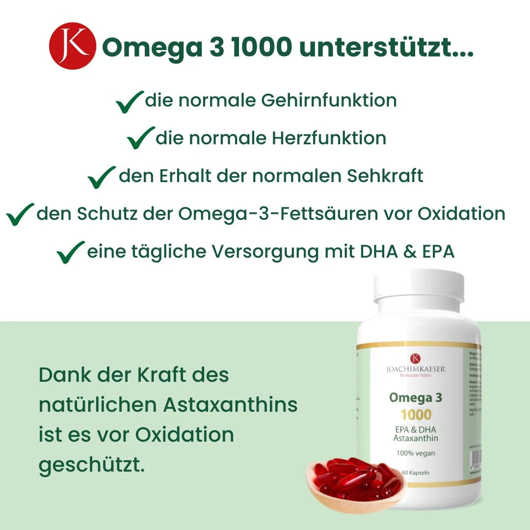 Omega 3 1000 mit Astaxanthin