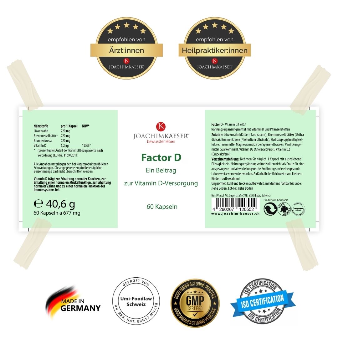 Factor D - 90 Kapseln